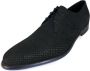 Van Bommel Elegante Business Veterschoenen Reptielpatroon Black Heren - Thumbnail 6