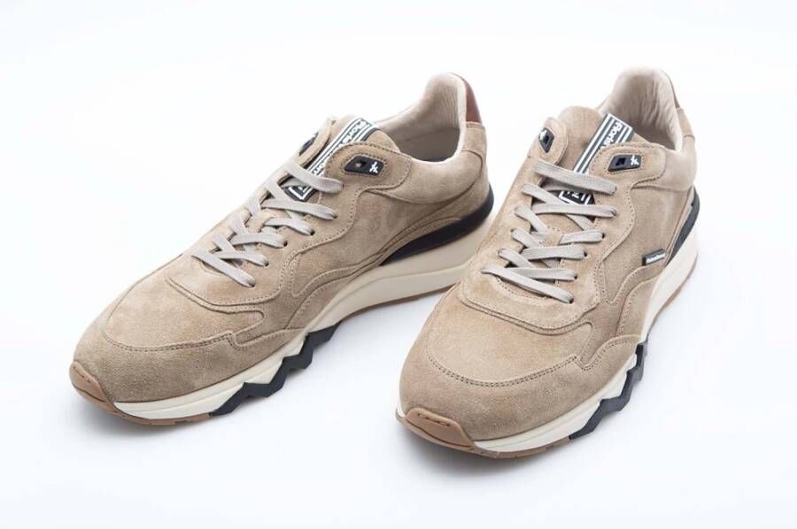 Van Bommel Lichtbruine Sneaker met EVA-zool Beige Heren