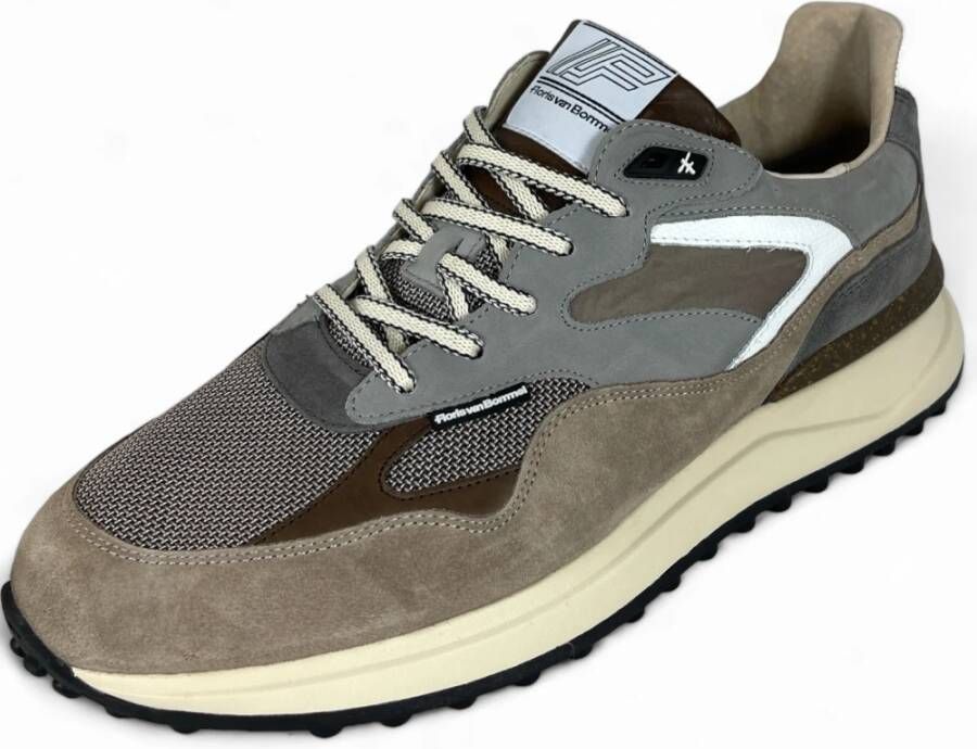 Van Bommel Sport Sneaker Lichtbruin Suède Brown Heren