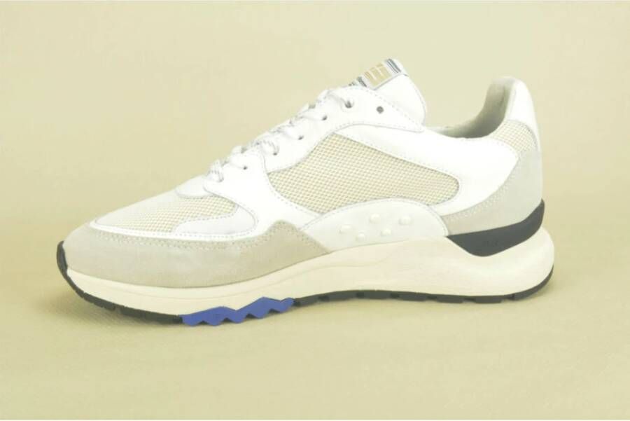 Floris van Bommel Witte Runner Sneakers White Heren