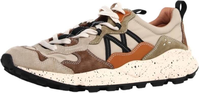 Flower Mountain Beige Sneakers voor buitenavonturen Beige Heren