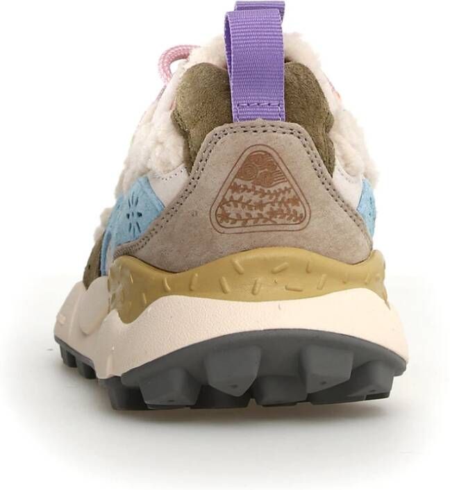 Flower Mountain Beige Sneakers Yamano 3 Multicolor Dames