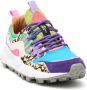 Flower Mountain Blauw en paarse suède sneakers Multicolor Dames - Thumbnail 2