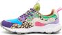 Flower Mountain Blauw en paarse suède sneakers Multicolor Dames - Thumbnail 3