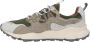 Flower Mountain Yamano 3 Sneaker Wit Militair Blauw Grijs Yamano 3 Sneaker Beige Suède Sneaker met Kurken Binnenzool Multicolor Gray Heren - Thumbnail 64