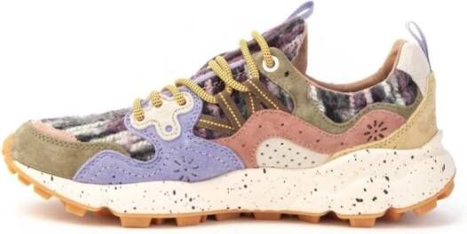 Flower Mountain Bruine Sneaker Vrouw met veters Multicolor Dames