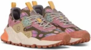 Flower Mountain Gestippelde Stof Nylon Vrouw Limited Edition Multicolor Dames