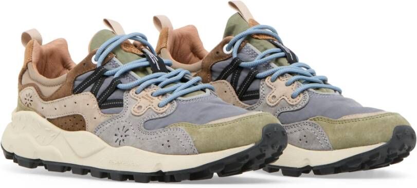 Flower Mountain Grijze Sneakers voor Buitenavonturen Gray Heren