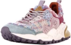 Flower Mountain Imitatiebont Sneakers Logo Achterkant Rubberen Zool Multicolor Dames