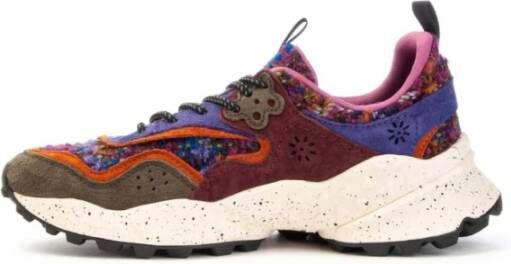 Flower Mountain Kotetsu Sneakers voor actieve stedelijke stijl Brown Dames