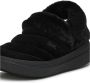 Flower Mountain Leather and wool sneakers Fami Slipper Woman Black Dames - Thumbnail 3