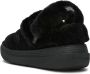 Flower Mountain Leather and wool sneakers Fami Slipper Woman Black Dames - Thumbnail 4