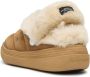 Flower Mountain Leather and wool sneakers Fami Slipper Woman Brown Dames - Thumbnail 2