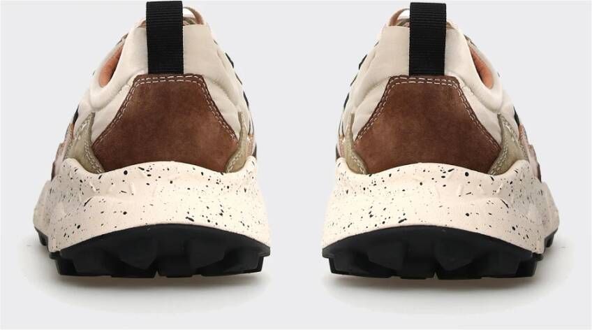 Flower Mountain Lenzan Beige Chestnut Sand Sneakers Multicolor Heren