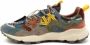 Flower Mountain Multicolor Sneaker van Leer en Stof Multicolor Dames - Thumbnail 3