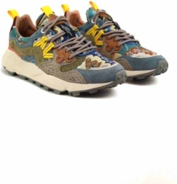 Flower Mountain Multicolor Sneaker van Leer en Stof Multicolor Dames