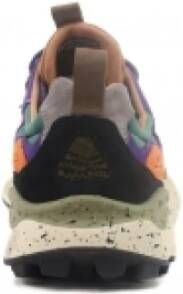 Flower Mountain Multicolor Suède en Stoffen Sneakers Brown Heren