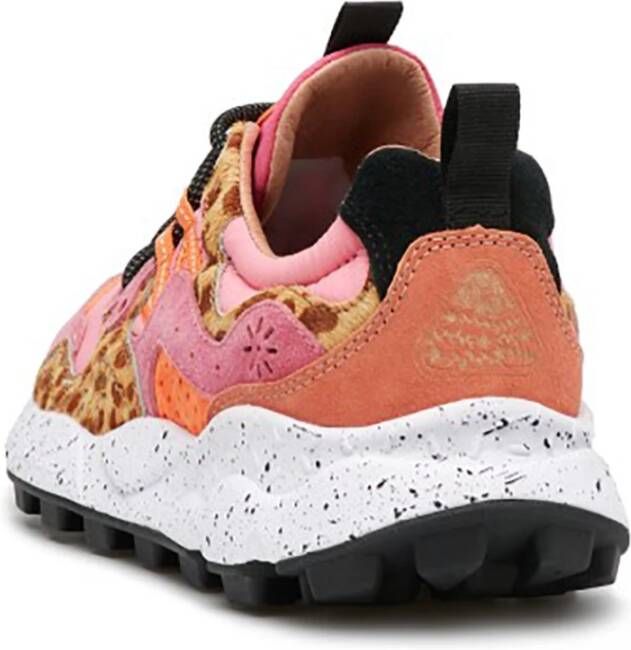 Flower Mountain Roze Sneakers Mountain Style Pink Dames