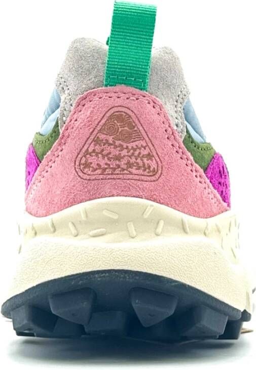 Flower Mountain Roze Yamano Sneakers Multicolor Dames