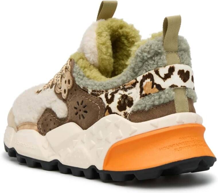 Flower Mountain Shearling and suede sneakers Kotetsu Woman Multicolor Dames