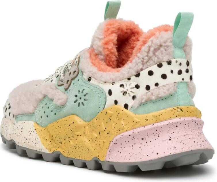 Flower Mountain Shearling and suede sneakers Kotetsu Woman Multicolor Dames