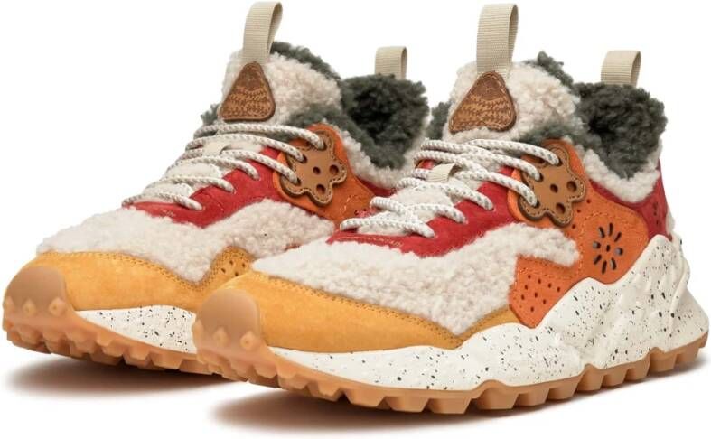 Flower Mountain Shearling and suede sneakers Kotetsu Woman Multicolor Dames