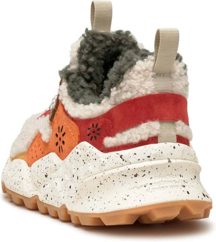 Flower Mountain Shearling and suede sneakers Kotetsu Woman Multicolor Dames