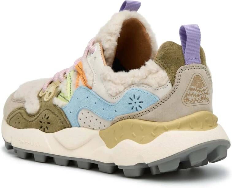 Flower Mountain Shearling and wool sneakers Yamano 3 Woman Multicolor Dames