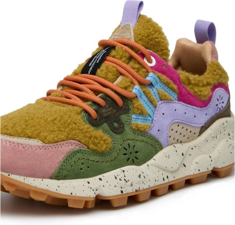 Flower Mountain Shearling and wool sneakers Yamano 3 Woman Multicolor Dames