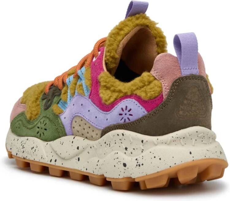 Flower Mountain Shearling and wool sneakers Yamano 3 Woman Multicolor Dames