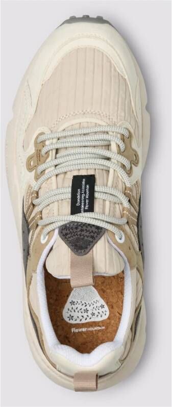 Flower Mountain Sneakers Bergstijl Beige Heren