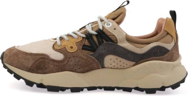 Flower Mountain Sneakers Brown Heren