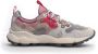 Flower Mountain Suede and technical fabric sneakers Yamano 3 Woman Gray Dames - Thumbnail 15