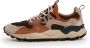 Flower Mountain Sneakers van suède en gewaxt technisch materiaal met rubberen zool Brown Heren - Thumbnail 11