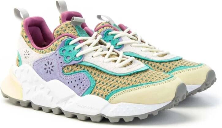 Flower Mountain Sneakers van suède met kurkzool Multicolor Dames