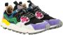 Flower Mountain Suede and technical fabric sneakers Yamano 3 Woman Multicolor Dames - Thumbnail 8