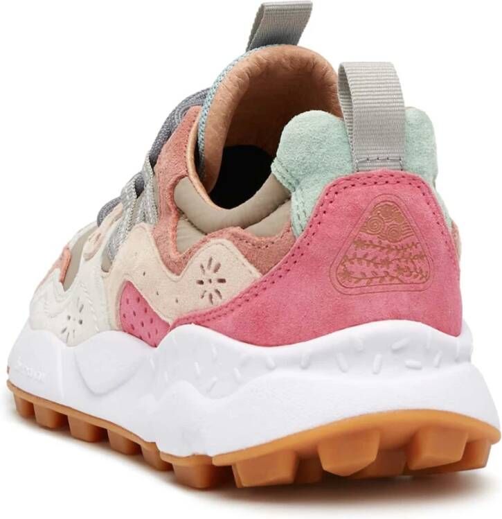 Flower Mountain Suede and fabric sneakers Yamano 3 Woman Multicolor Dames