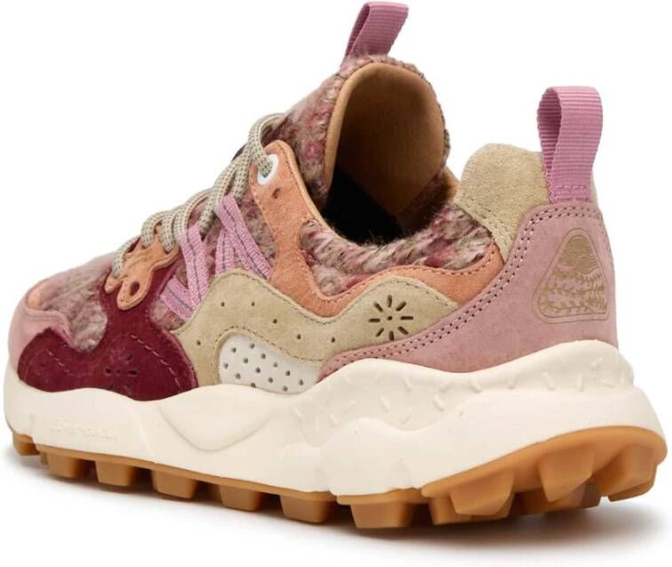 Flower Mountain Suede and fabric sneakers Yamano 3 Woman Multicolor Dames