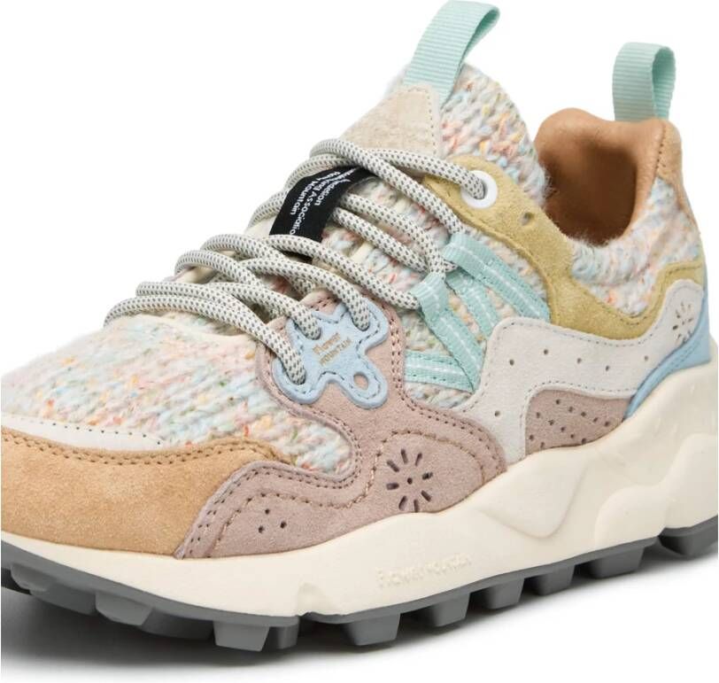 Flower Mountain Suede and fabric sneakers Yamano 3 Woman Multicolor Dames