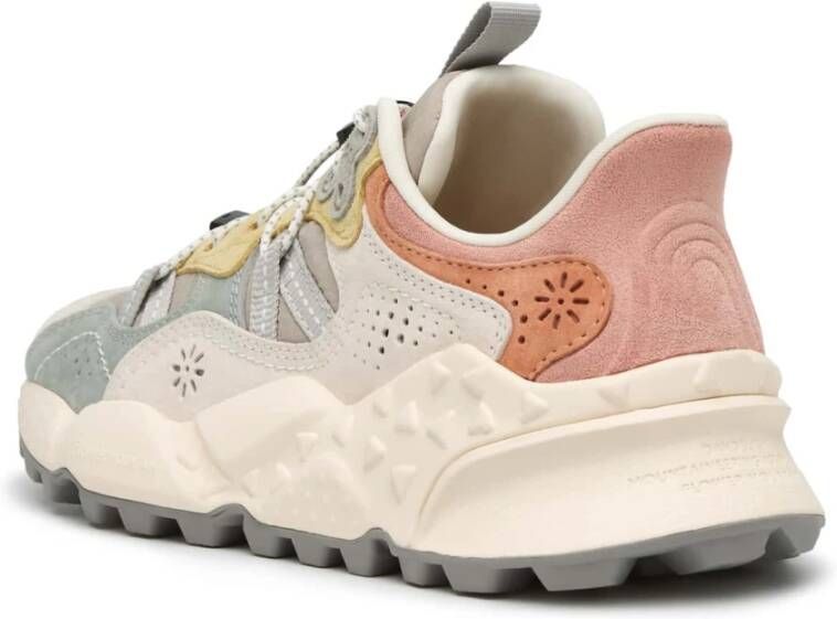 Flower Mountain Suede and technical fabric sneakers Tiger Hill Woman Multicolor Dames