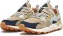 Flower Mountain Yamano 3 Sneaker Wit Militair Blauw Grijs Yamano 3 Sneaker Beige Suède Sneaker met Kurken Binnenzool Multicolor Gray Heren - Thumbnail 15