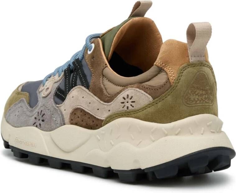 Flower Mountain Suede and technical fabric sneakers Yamano 3 MAN Multicolor Heren