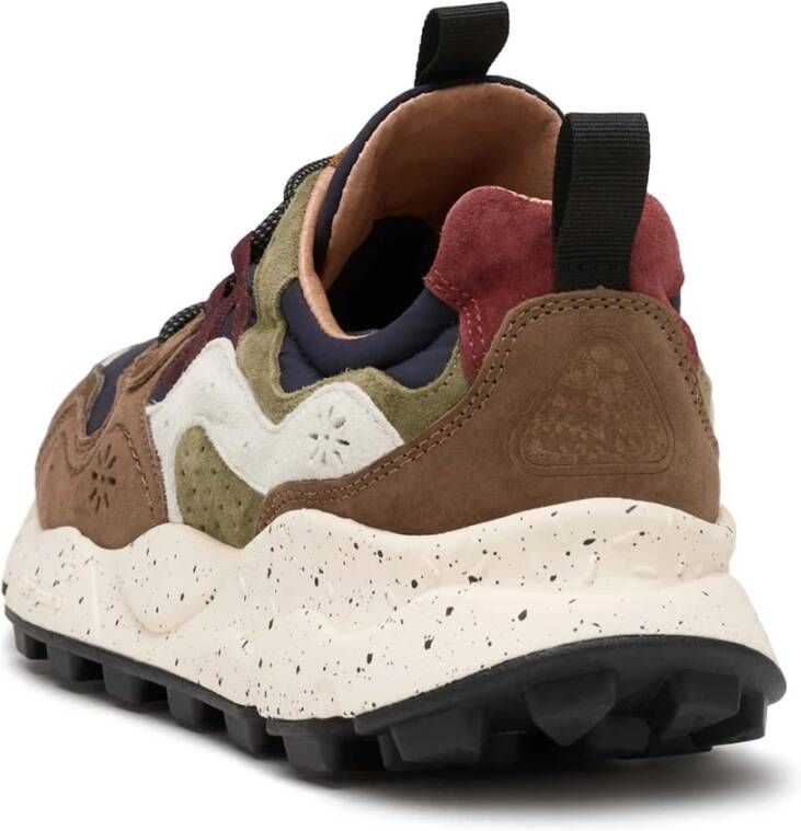 Flower Mountain Suede and technical fabric sneakers Yamano 3 MAN Multicolor Heren