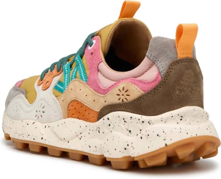 Flower Mountain Suede and technical fabric sneakers Yamano 3 UNI Multicolor Dames