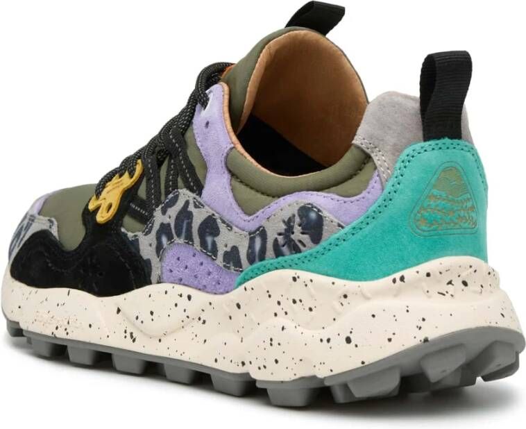 Flower Mountain Suede and technical fabric sneakers Yamano 3 UNI Multicolor Dames