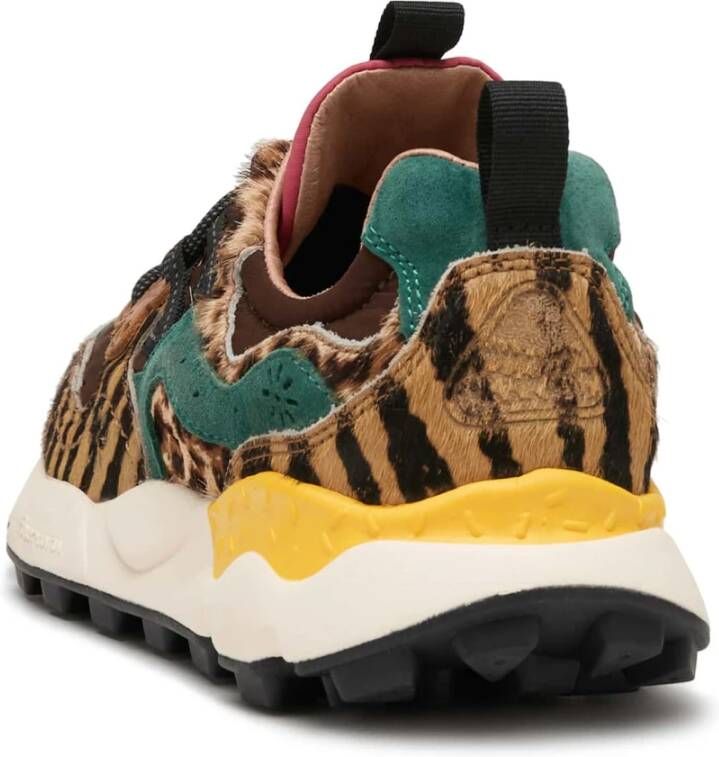 Flower Mountain Suede and technical fabric sneakers Yamano 3 UNI Multicolor Dames