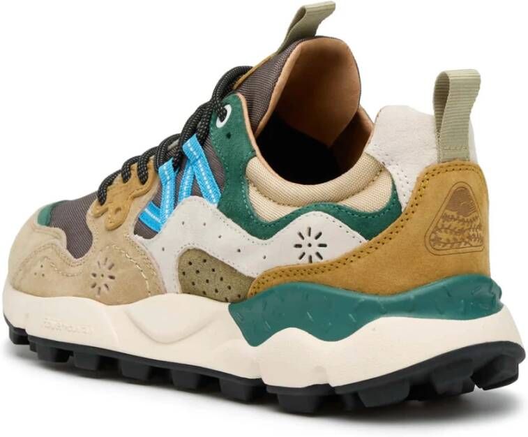 Flower Mountain Suede and technical fabric sneakers Yamano 3 UNI Multicolor Dames