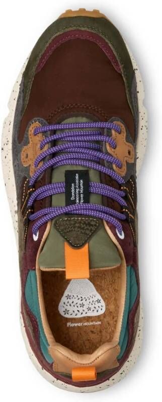 Flower Mountain Suede and technical fabric sneakers Yamano 3 UNI Multicolor Heren