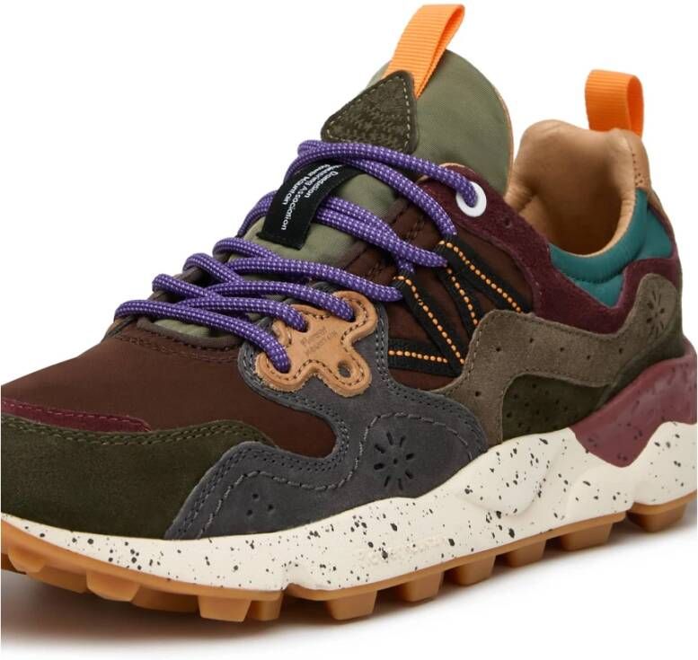 Flower Mountain Suede and technical fabric sneakers Yamano 3 UNI Multicolor Heren