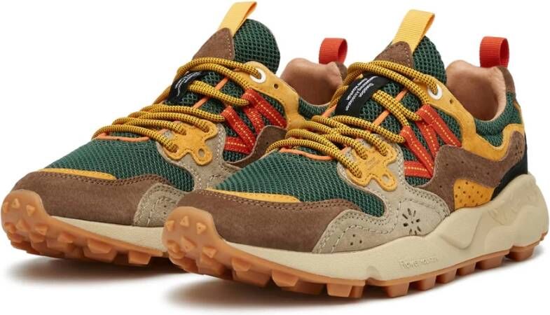 Flower Mountain Suede and technical fabric sneakers Yamano 3 UNI Multicolor Unisex